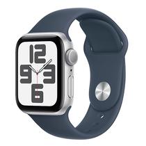 Apple Watch Se 2 40MM MRE23LL/ A 2023 com Pulseira Sport Band M/ L / Aluminium Case - Silver/ Storm Blue