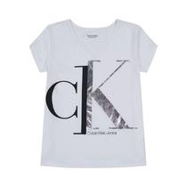 Camiseta Infantil Calvin Klein CKSGA03S-100