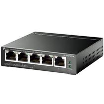 Switch TP-Link TL-SG105PE com 5 Portas Ethernet de 10/100/1000 MBPS - Preto