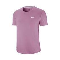 Camiseta Nike Feminina Miler Top SS Rosa
