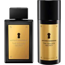 Kit Antonio Banderas The Secret Golden Perfume Edt 100 ML + Desodorante