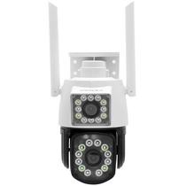 Camera IP Satellite A-CAM010D HD com Wi-Fi - Branco/Preto