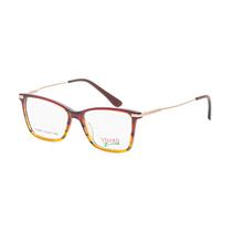 Armacao para Oculos de Grau Visard VS4030 C1 Tam. 51-17-140MM - Marrom/Dourado