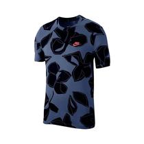Camiseta Nike Masculina Sportswear SS Tee RS1 Azul/Preto