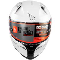 Capacete MT Helmets Revenge 2 RS A0 - Fechado - Tamanho XL - Gloss Pearl White