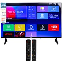 Smart TV LED Coby 32" (CY3359-32FL) HD / Android / Wi-Fi / USB / HDMI / Android 12 - Preto