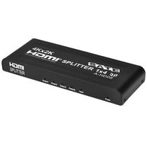 Splitter HDMI Satellite A-HD08 4K Ultra HD com 4 HDMI - Preto