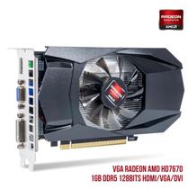 Placa de Vídeo Radeon AMD HD7670 1GB DDR5 128BITS HDMI/VGA/DV