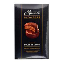 Alfajor Mazzei Premium Recheio de Doce de Leite Cobertura de Chocolate Preto com 6 Unidades