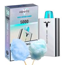 Vape Descartavel Ignite V50 5000 Puffs com 50MG Nicotina - Blue Cotton Candy