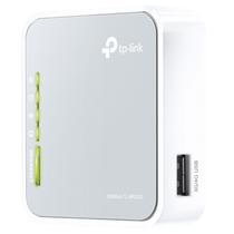 Roteador Wireless Portatil TP-Link TL-MR3020 / 3G/4G / 300MBPS - Cinza e Branco