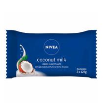Sabonete Barra Nivea Coconut Milk X3 Unidades