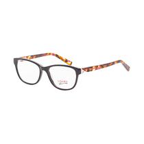 Armacao para Oculos de Grau Visard BA1801-7 C1 Tam. 52-16-140MM - Preto/Animal Print
