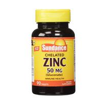 Vitamina Sundance Chelated Zinc 50MG 90 Comprimidos