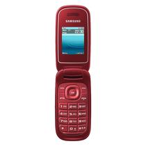 Celular Samsung E1272 Flip Dual Sim Tela 1,7" - Vermelho