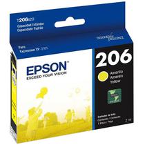 Cartucho de Tinta Epson T206 420 para Impressora Epson Expression XP-2101 - Amarelo