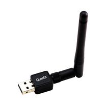 Adaptador Wi-Fi USB Quanta QTA802 150MBPS Em 2.4GHZ - Preto