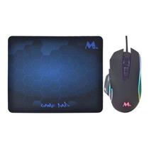 Mouse USB Mtek PG68 Gaming RGB 3200DPI 7B +Pad