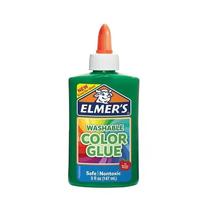 Pegamento Liquido Elmer's Washable Color Glue 2086197 Verde Opaco 147ML