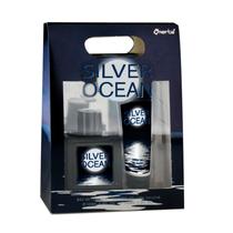 Perfume Omerta Silver Ocean Kit Eau de Toilette 100ML+Shower Gel