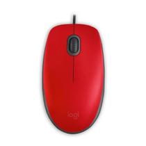Mouse USB Logitech M110 Vermelho 910-005492.