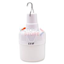 Lampada LED de Emergencia Luo LU-187 Recarregavel / 40W - Branco