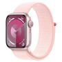 Apple Watch S9 45MM MR9J3LL/A Pink Aluminum Light Pink Sport Loop GPS