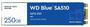 SSD WD Blue SA510 250GB SATA PCI-Exp 2280 M.2 - 555MBPS WDS250G3B0B