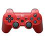 Controle Dualshock 3 Play Game Vermelho PS3