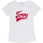Camiseta Tommy Hilfiger Infantil Feminina M/C KG0KG04960-YAF-01 10 Bright White