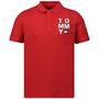 Camiseta Tommy Hilfiger Polo Infantil Masculino M/C KB0KB05430-XA9-00 10 Racing Red