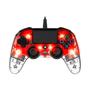 Controle Pro Nacon Wired Illuminated PS4 - Vermelho (360868)