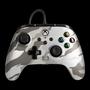 Controle Powera Enhanced Wired para Xbox - Metallic White Camo (Pwa-A-Metallic)