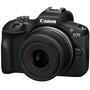 Camera Canon Eos R100 24.1MP Wi-Fi/Bluetooth com Lente RF-s 18-45 MM Is STM - Preta