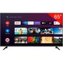 Smart TV LED de 65" Mtek MK65FSAU 4K Uhd com Bluetooth/Wi-Fi/Android/Bivolt - Preto