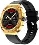 Smartwatch Blulory RT Double Case - Gold/Brown