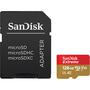 Cartão de Memória Micro SD Sandisk Extreme 190-90 MB/s U3 128GB Con Adaptador (SDSQXAA-128G-GN6AA)