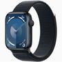 Apple Watch Series 9 de 41MM MR9C3LL/A GPS s/L (Caixa de Aluminio Meia-Noite/Pulseira Esportiva Meia-Noite - Caixa Feia)