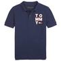 Camiseta Tommy Hilfiger Polo Infantil Masculino M/C KB0KB05430-CBK-03 12 Black Iris