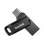 Pendrive Sandisk Dual Drive Go 256 GB - Preto