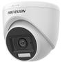 Camera de Vigilancia Hikvision Cam Turret Domo DS-2CE76D0T-LPFS - Branco/Preto