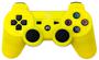 Controle Sem Fio Play Game Doubleshock para PS3 - Yellow