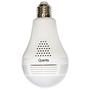 Smart Lampada LED Quanta QTLCW360N com Camera 2MP Wi-Fi 360O/Leitor de Cartao Microsd - Branco