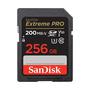 Cartao de Memoria SD Sandisk Extreme Pro V30 U3 256GB 4K
