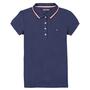 Camiseta Tommy Hilfiger Polo Infantil Feminina KG0KG03391-002- 10 Azul Marinho