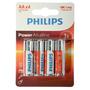Pilha Alcalina Philips AA LR6-P4B/97
