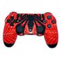 Controle PS4 Playgame Dualshock Spider-Man Teia Ar