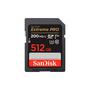 Cartao de Memoria Sandisk SDXC Extreme Pro Class 10 512GB 200MB/s- SDSDXXD-512G-GN4IN