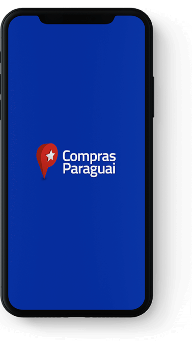 Imagem celular com o aplicativo Compras Paraguai